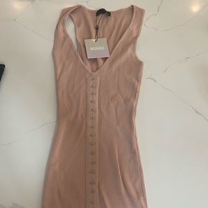Nude misguided dress medium